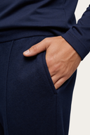 Navy Blue Donati Wool Lounge