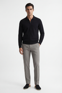 Grey Elastic Pantalon