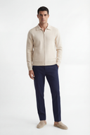 Dark Blue Elastic Pantalon