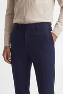 Dark Blue Elastic Pantalon
