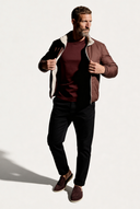 Brown Windbreaker